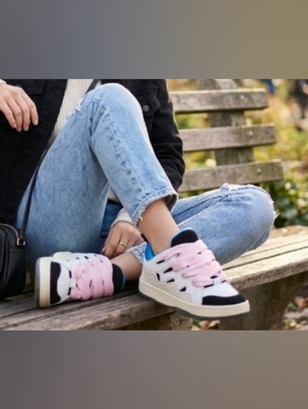 Steve Madden Chunky Platform Retro Sneakers Skater Fashion New Size 9